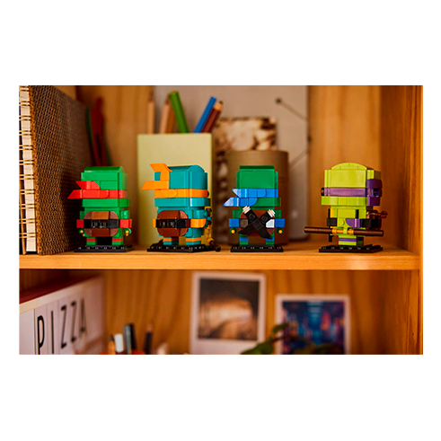 LEGO 40878 BrickHeadz Figuras de Teenage Mutant Ninja Turtles