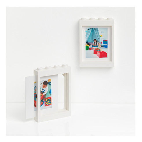 LEGO Storage Photo Frame White