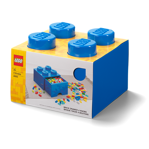 LEGO Storage Cajón Almacenamiento Brick 4 Azul