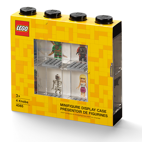 LEGO Storage Caja Expositora 8 Minifiguras Negro