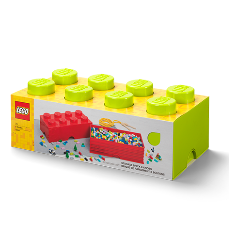 LEGO Storage Caja Almacenamiento Brick 8 Verde Lima