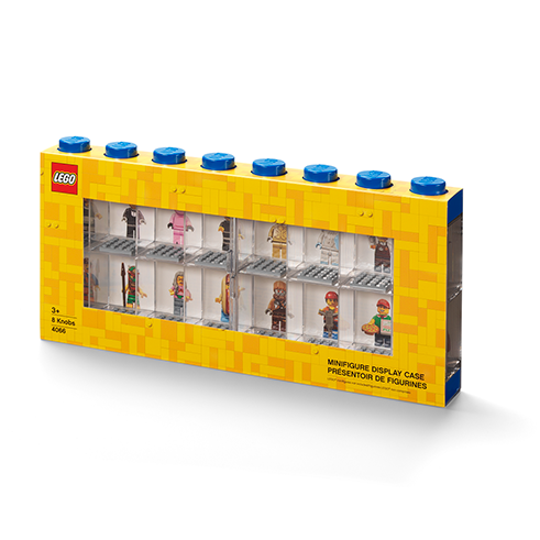 LEGO Storage Caja Expositora 16 Minifiguras Azul