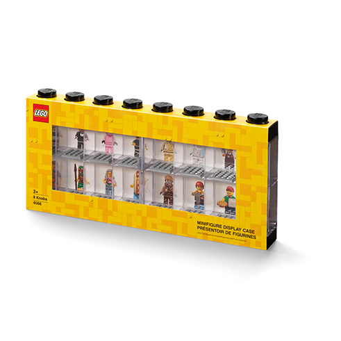 LEGO Storage Caja Expositora 16 Minifiguras Negro