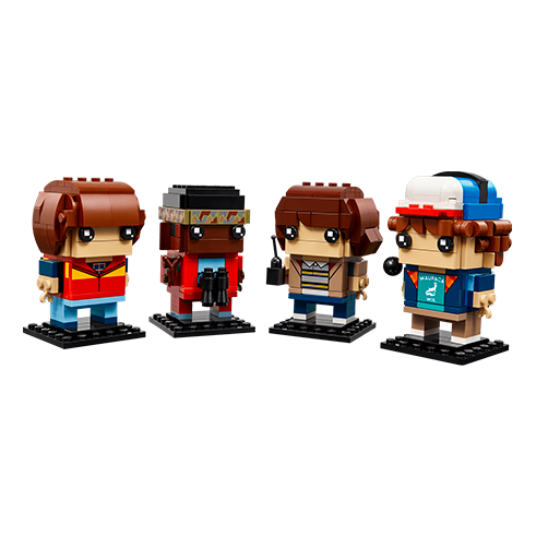 LEGO 40801 BrickHeadz Figuras de Mike, Dustin, Lucas y Will