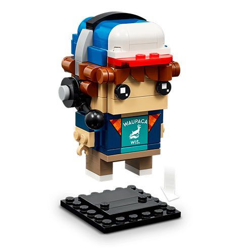 LEGO 40801 BrickHeadz Figuras de Mike, Dustin, Lucas y Will