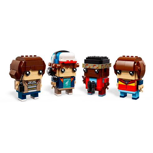 LEGO 40801 BrickHeadz Figuras de Mike, Dustin, Lucas y Will