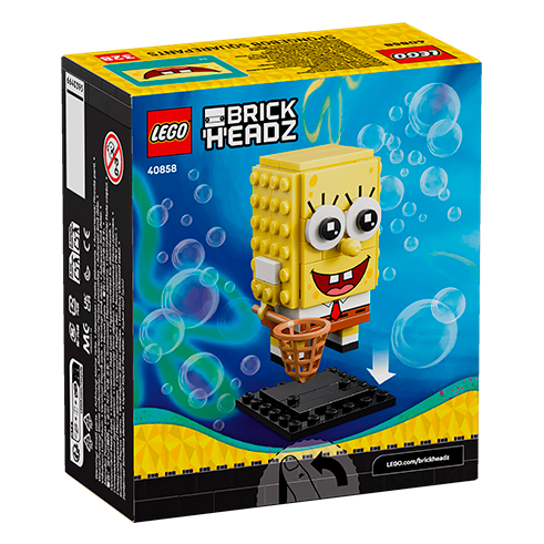 LEGO 40858 BrickHeadz Figura de Bob Esponja Pantalones Cuadrados