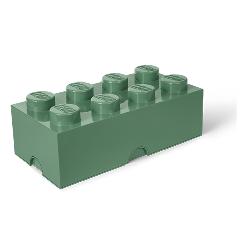 LEGO Storage Caja Almacenamiento Brick 8 Verde