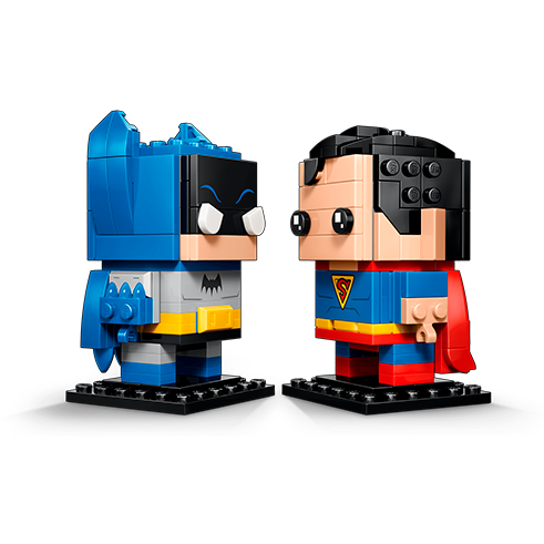 LEGO 40859 BrickHeadz Figuras de Superman y Batman de la Edad de Oro