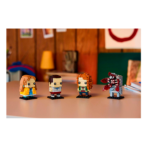 LEGO 40879 BrickHeadz Figuras de Onze, Max, Demogorgon y Holly