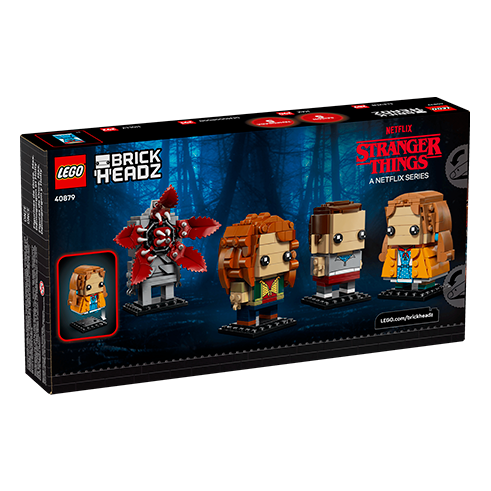 LEGO 40879 BrickHeadz Figuras de Onze, Max, Demogorgon y Holly